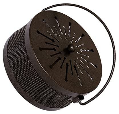 Support de Bobine D’Parfum Rond en Fer avec Couvercle
