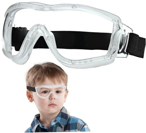Kids Safety Goggles Eye Protection Goggles Anti-Fog Clear Toddler Protective Goggles Shockproof Waterproof Kids Goggles for Outdoor Activities Portable Eye Protection Glasses