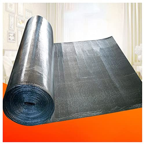 Feuille réfléchissante de qualité supérieure pour radiateur – Panneaux d'isolation à bulles d'aluminium double couche imperméable pour murs, toits, sols et greniers – Réflecteur de chaleur à économie