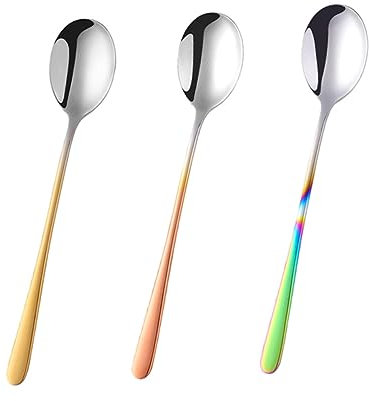 Cucharas Soperas de Acero Inoxidable Mango Largo 3piezas