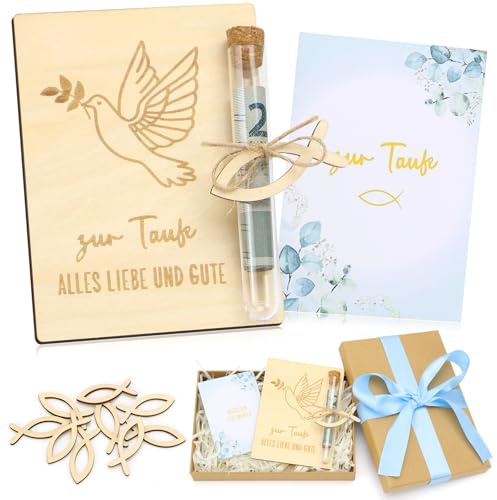 Taufgeschenke für Mädchen Jungen, Geldgeschenke Verpackung Geschenk Taufe, Geschenke zur Taufe, Kreative Geldgeschenke