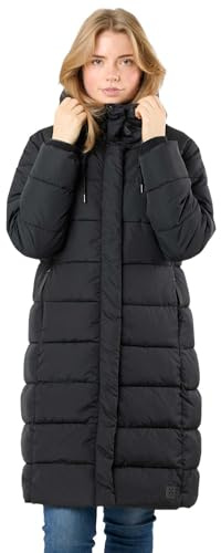 X-Trail Stockholm Doudoune Femme Longue Imperméable avec Capuche, Manteau à Coupe Régulière