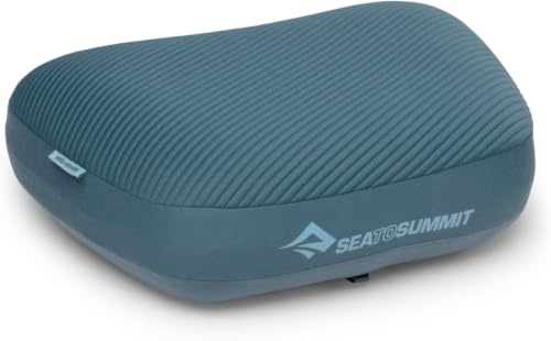 Sea to Summit - Aeros Memory Foam Campingkissen - aufblasbares Luxus Reisekissen - Xpress-Ventil - 3D-Strick Komfort - bis 12 cm Höhe - rutschfest mit PillowLock - für Camping, Trekking & Reisen