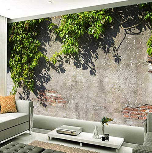 3D Papier Peint Intissé Mur végétal Peinture Murale Photo Mural Moderne Poster Salon Chambre Mur de fond Chambre des Enfants Bureau Décoration de Maison 300x210 cm