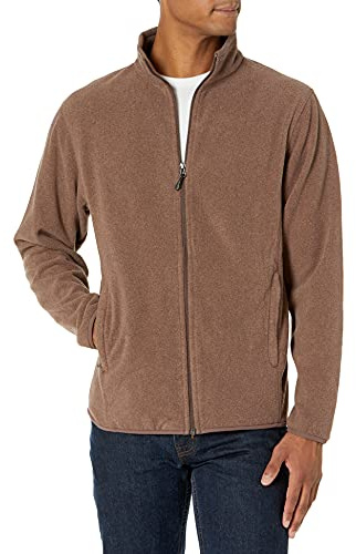 Amazon Essentials Men's Full-Zip Fleece Jacket (Available in Big & Tall)