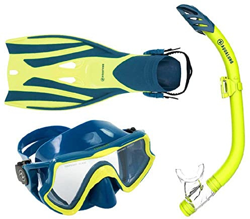 Aqualung Trooper Set,Yellow Petrol - L/XL