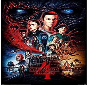 Pyramid International Pyramid Stranger Things 4 Poster Vecna - 61 x 91.5 cm, multicolour, Living Room