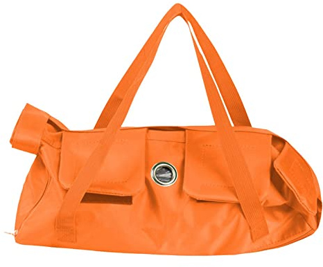 MagiDeal Sac de toilettage pour Chat Sac de retenue Anti-Morsure Confortable pour Le Soin des Griffes de Coupe des Ongles, Orange 42cmx25cm M