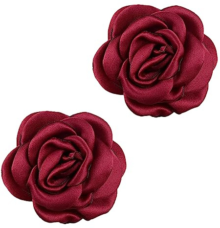 2 st 6 cm blommor skospännen avtagbara skoklämmor sko utsmyckningar skodekorationer skotillbehör, One Size, Bomull, Ingen ädelsten