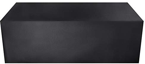 Abdeckung für Gartenmöbel 6 Größe Wasserdichte Außenterrasse Gartenmöbel Abdeckungen Regen Schnee Hussen for Sofa, Tisch, Stuhl staubdichten Abdeckung Abdeckplane Gartenmöbel ( Color : Black , Size :