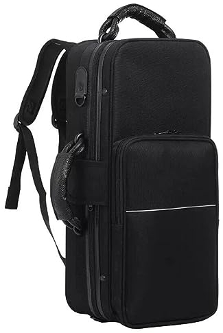 HDYNUZ Professioneller Trompetentaschen-Rucksack, wasserdichter Oxford-Gigbag-Aufbewahrungskoffer, Zubehör für Blechblasinstrumente für Flache B-Trompete