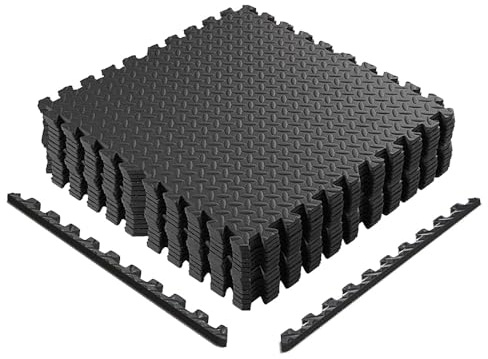 Tatami Puzzle Fitnessmatte für Fitnessstudios, Schutzmatte für den Boden, 16 Stück, 30 x 30 x 1,2 cm