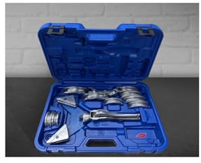 Kit Curvatubi JUNIOR Ercolina meccanica, con forcella girevole, completo di corredo base e n. 11 matrici