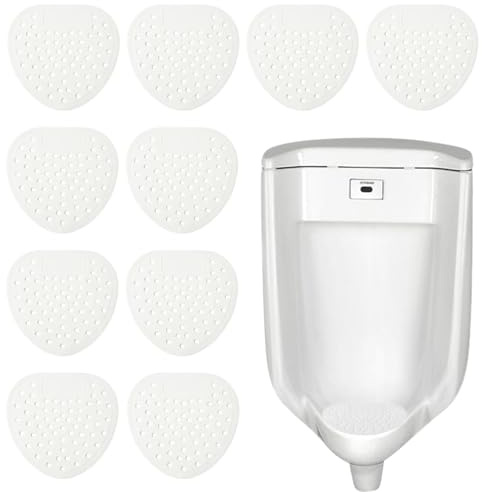 Tapis de désodorisant pour urinoirs 10 pièces - Filtres écologiques pour Tapis d'urinoir pour Le contrôle des odeurs | Tapis d'urinoir pour hôtels, salles de Bains, Maisons, Toilettes et