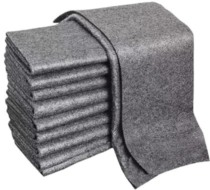 EVNFHCEJ Paño de Limpieza Paño de Limpieza mágico Grueso, paño de Microfibra sin Rayas mágicas, Trapo de Limpieza de Vidrio Reutilizable for cocinas y Coches, 3/5/10 Uds.(Black30X40,5pcs)