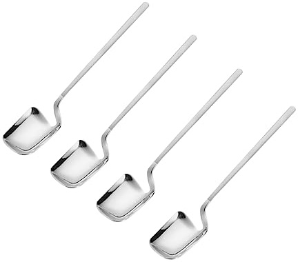 PHENOFICE Cucchiaio Da Dessert Per Uso Domestico Cucchiaio Da Mescolare Portatile Cucchiaino Da Caffè Delicato Cucchiaino Da Tè Multifunzione Accessorio Per Caffè