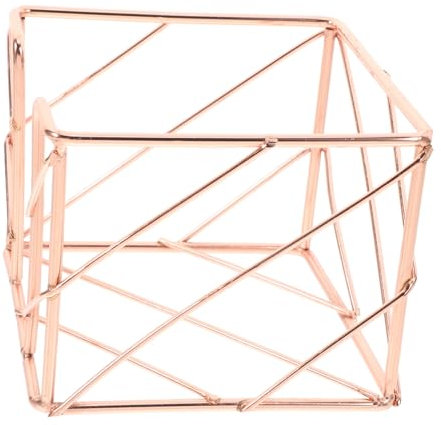 KAILIKETIY Desktop Memo Holder Notizen Und Papierablage Für Schreibtisch Stilvolle Und Praktische Büro Und Schulaccessoires Organisierer Für Zuhause Und Büro Roségold