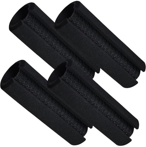 4 Pcs Handle Grips Foam Grip Tape 4.25 Inch NBR Rubber Foam Grip Wrap Pad Handle Covers Soft Buffer Tube Cover for Fitness, Home Lawn Bicycle Motorbike Garden Exercise Equipment Handlebar Replacement