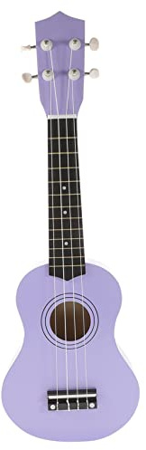 21 Zoll Violette Holz Ukulele Spielzeug für Kinder Frühe Bildung | Ukulele für Kinder, Musikalisches Lernspielzeug, Abgerundete Kanten ohne Grate, Geschenk