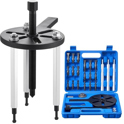 VEVOR Set Estrattori per Cuscinetti Multifunzionale 21 Pezzi, Estrattore a 3 Ganasce per Cuscinetti Interni ed Esterni e Senza Albero Interno, Strumento di Estrazione Rimozione Parti da Autoveicoli