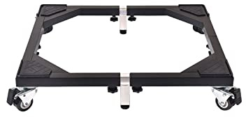 YCNLYSSR Movable Adjustable Base Washing Machine Stand Universal Appliance Wheels Fridge Freezer Trolley Extendable Length 58.5-93cm stand bracket For Tumble Dryers,