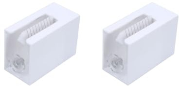 Juego de 2 separadores de pestañas postizas fáciles de usar, sin almacenamiento, color blanco