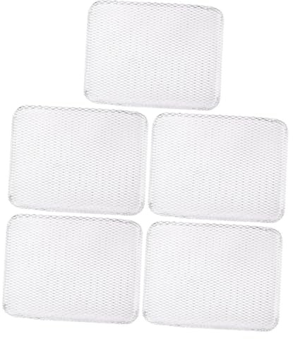 Gadpiparty 5pièces Tapis de Cuisson Maille Antiadhésive pour Barbecue Extérieur Lot de Tapis Jetables Aluminium Alimentaire