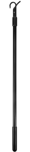 BESPORTBLE Aluminium Alloy Blind Wand Stick with Hook Adjustable Window Blind Tilt Wand Replacement for Vertical Blinds Stick for Closing Blinds 24 Inch Curtain Pull Rod