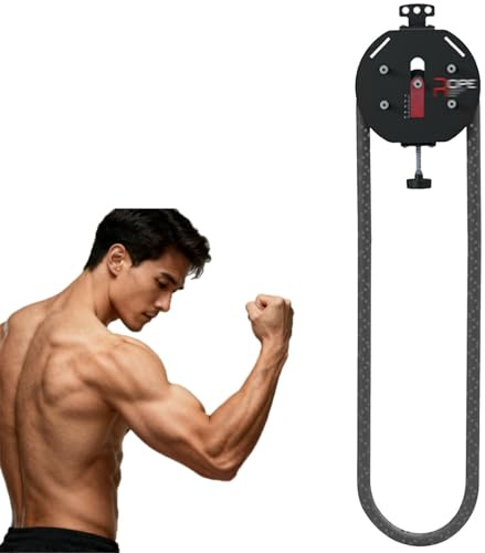 Luzphened Endless Rope Trainer, Portable Cable Pulley System, Adjustable Tricep Rope Attachment with 330lb Load Capacity, 30kg Max Resistance for Full Body Workout & Strength Training Red