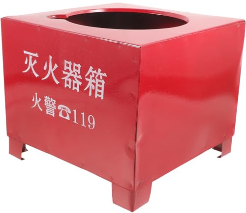 KAJNBN Base Stabile e Affidabile per Estintore da 2-4kg in Ferro Rosso, Supporto Resistente per Estintori Domestici e Auto Ampia Applicabilità