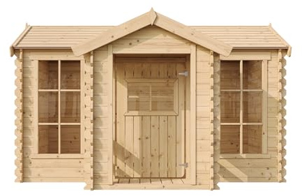 Timbela M520 Cabane Enfant Extérieur 2.63m2 - Maison de Jardin en Bois 241x187xH151cm