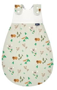 Alvi Baby-Mäxchen Außensack Bio-Baumwolle | Baby Schlafsack mit 2.5 TOG aus Bio-Baumwolle für Sommer und Winter als Ganzjahresschlafsack für Kleinkinder