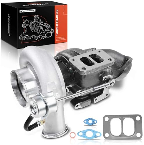 A-Premium HX35W Complete Turbo Turbocharger Kit, with Wastegate Actuator & Gasket, Compatible with Dodge Ram 2500 3500, 1999 2000 2001 2002, 5.9L Diesel, Replace# 667269, 3592766