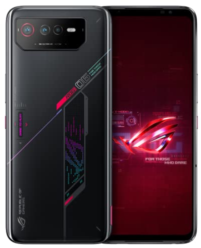 ASUS ROG Phone 6, Qualcomm Snapdragon 8+ Gen 1, SM8475, 6.8 FHD+ (2448x1080) 165Hz, 16GB RAM, 512GB di archiviazione, Android 13, fotocamera posteriore da 50MP + fotocamera frontale da 12MP, 6000mAh,
