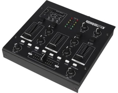 HQ-Power MESA DE MEZCLAS DE 2 CANALES CON REPRODUCTOR USB Y FX