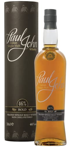 Whisky Paul John Bold Peated Single Malt - Origine Inde - 70cl
