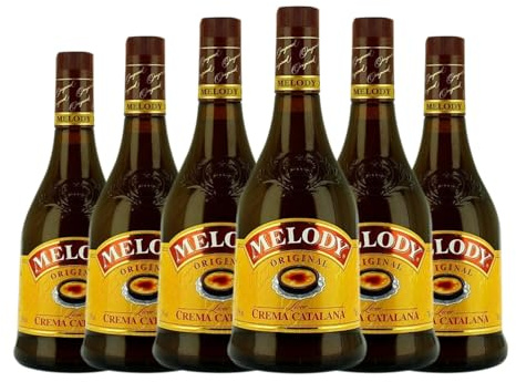 Crema de Licor Campeny Crema Catalana Melody 70 cl (Caja de 6 Botellas de 70 cl)