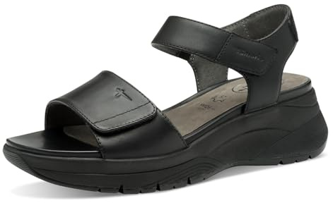 TAMARIS Comfort dam multiAdjustable sandaler, Black Uni, 39 EU, Svart, 39 EU