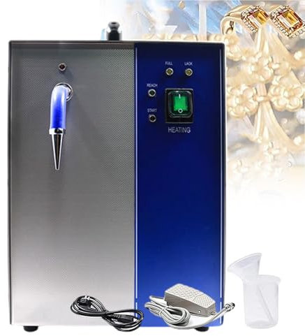 forplubossmmp Limpiador A Vapor para Joyas De Oro Y Plata - Temperatura De Vapor De 135℃, Máquina De Limpieza De Piedras Preciosas De 2L/4L Limpiador A Vapor Profesional - Presión De Vapor De 4Kg,4L