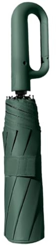 Parapluie Pliant Automatique,Parapluie Automatique - Parapluie de protection UV automatique avec poignée mousqueton - Parapluie pliant compact à ouverture et fermeture automatique pour femmes et homme