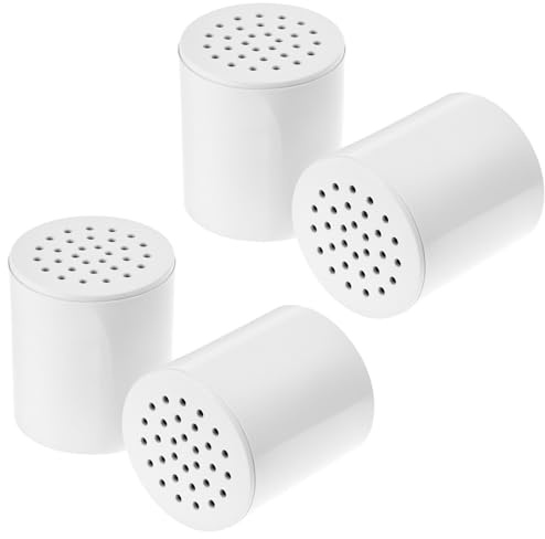 QWORK® 4 Piezas Cartucho de Filtro Ducha 20 etapas, Filtro de Ducha Universal y descalcificador de Agua