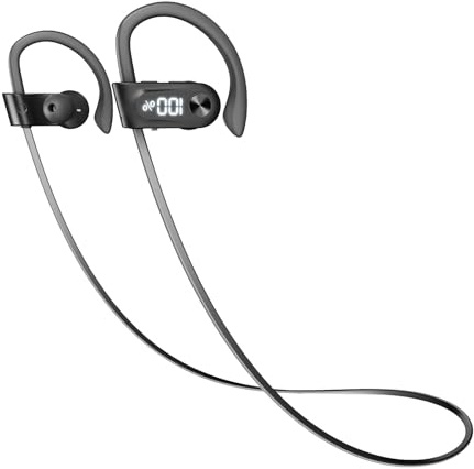 NUASI Bluetooth Kopfhörer Kabellos mit Bluetooth 5.3, IPX7 Wasserdicht, Kopfhörer in Ear zum Joggen Trainieren, Z06