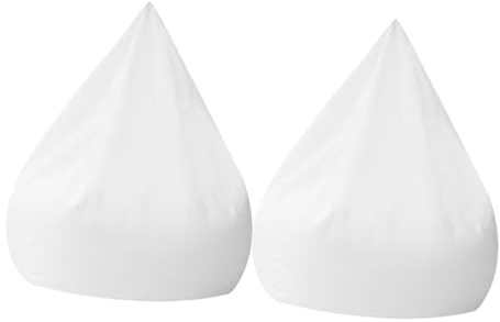 ULTECHNOVO 2 Pezzi Fodera Interna per Pouf in Tessuto Rete Traspirante Rivestimento Lavabile per Sostituzione Sacco Bean Bag Resistente e Facile da Pulire per Divano Lazy