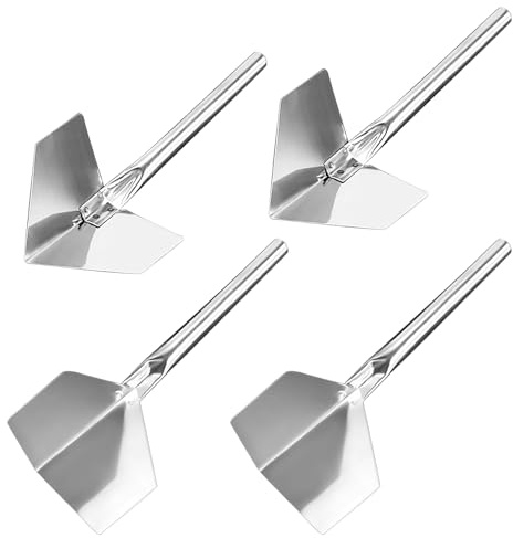 4 Pcs Inside & Outside Corner Trowels,Plastering Trowel,Stainless Steel Drywall Corner Shaping Tool Plastering Tool Knife for Drywall Corner Shaping & Building Projects