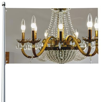 Bannière décorative pour salle de bal - 91 x 152 cm - Bannière de vœux pour intérieur ou extérieur