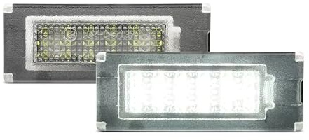 KOEHXJ Licenza Luci Targa Per Peugeot Per Boxer Per Jumper Per Bus Per Kasten 2006 2007 2008 2009 2010 2011-2020 2 Pezzi LED Bianco Numero Luce Targa