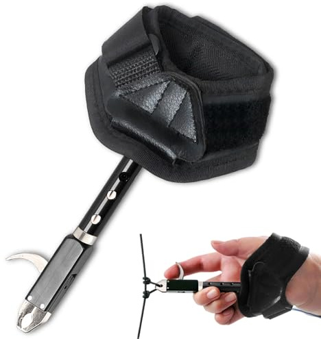 ZSHJGJR Compoundbogen Release Bogenschießen Archery Handgelenk Release Aids Trigger Caliper - D Loop Bogensport Erwachsene Anfänger Für Linkshand Rechtshand Bogen Zubehör