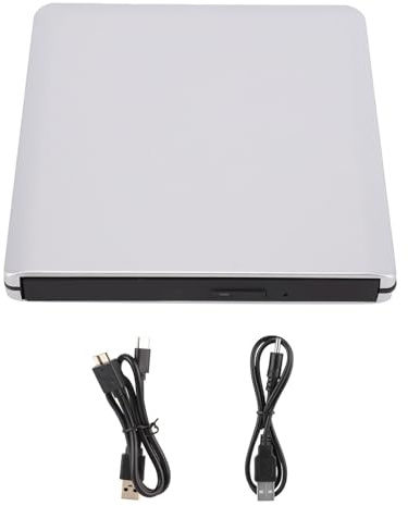 Culnflun Unidad Blu Ray externa USB 3.0, grabadora portátil de aleación de aluminio para CD, DVD, BD, grabadora, grabadora, reproductor para ordenador portátil, PC, escritorio,