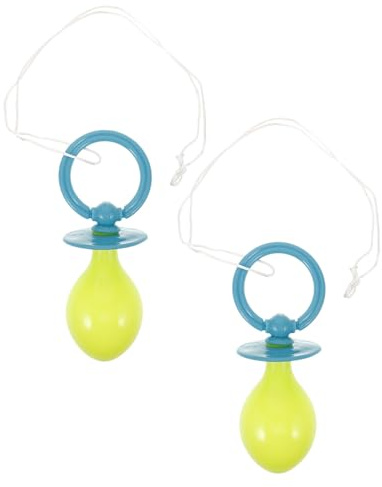 OSALADI 2pcs Jumbo Pacifier for Adults Halloween Costume Party Accessory Lightweight Plastic Material Easy to Clean Safe and Comfortable Cosplay Prop for Fun Events