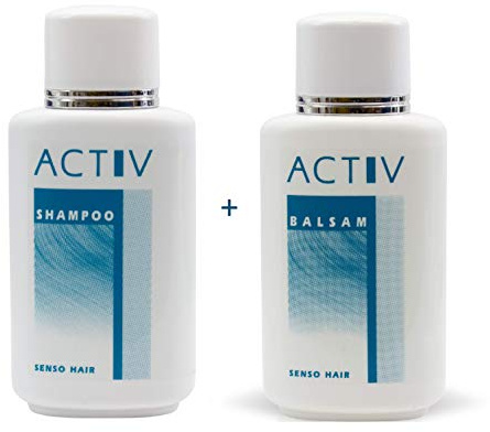 Parrucche di capelli sintetici Set per la cura Shampoo 250 ML + BALSAMO 250 ML Gfh Activ